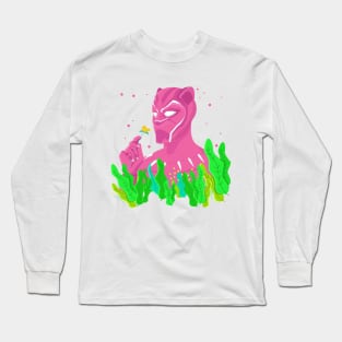 T'challa Pink Panther Long Sleeve T-Shirt